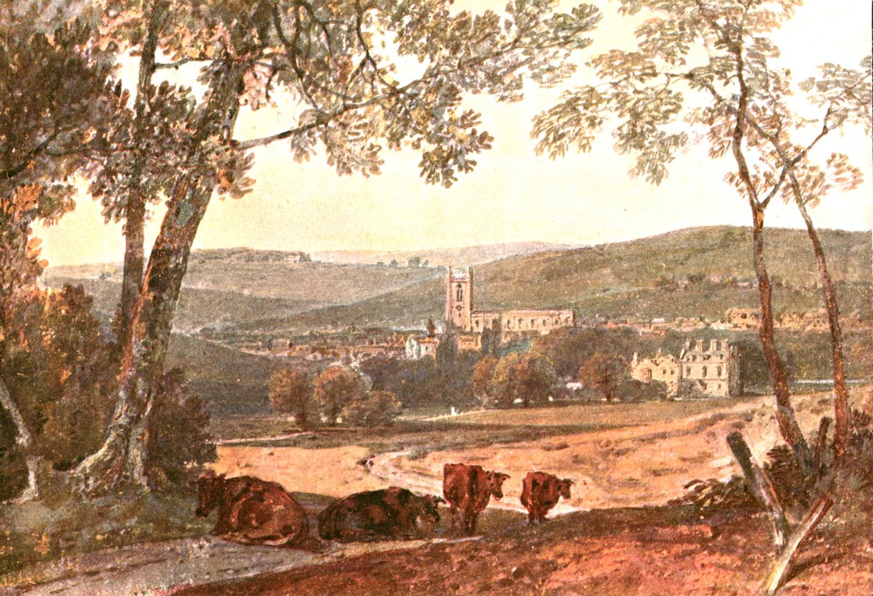 High Wycombe fra Marlow Road, c1802, c1900. av Unbekannt