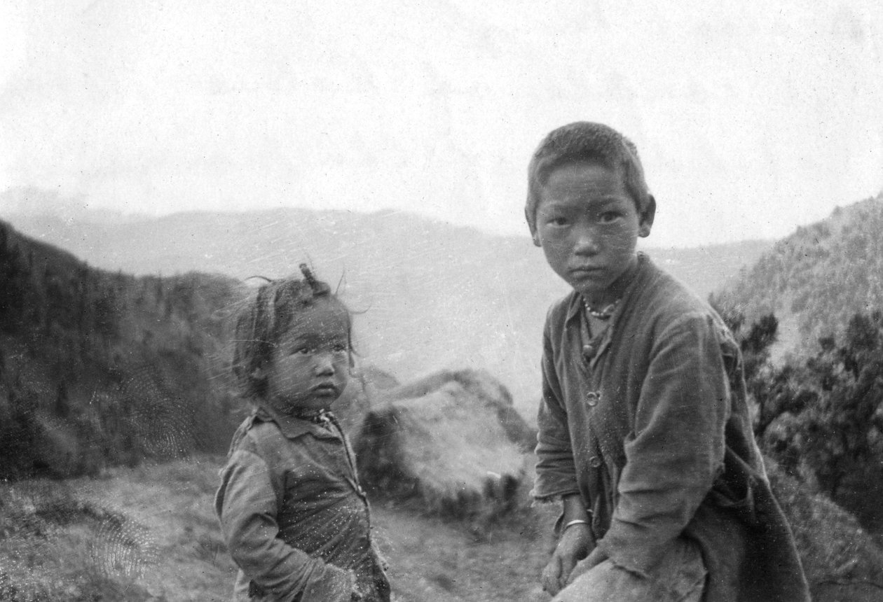 Hill stammebarn, Chakrata, 1917 av Unbekannt
