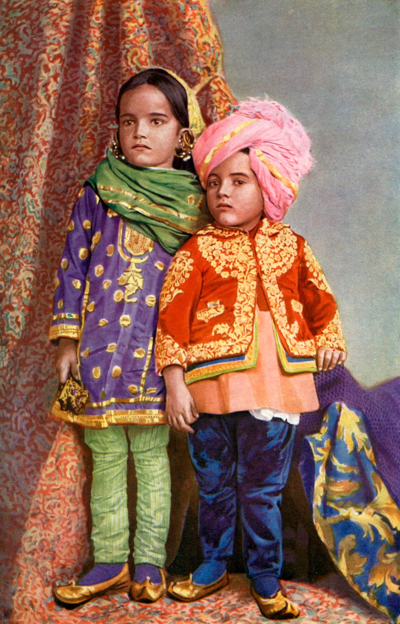 Hinduiske barn i Nord-Kashmir, India, 1922 av Unbekannt