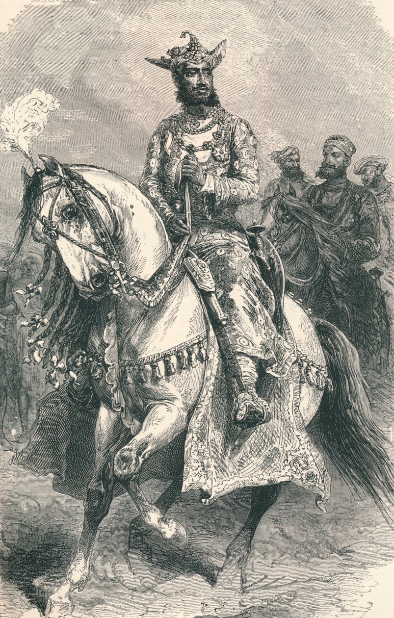 Hans Høyhet Maharajah av Gwalior, 1896. av Unbekannt