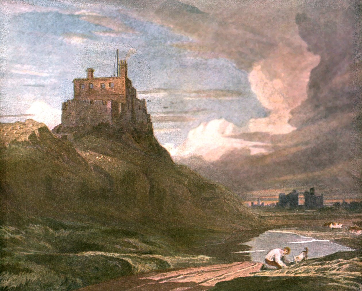 Holy Island, 1810, c1900. av Unbekannt