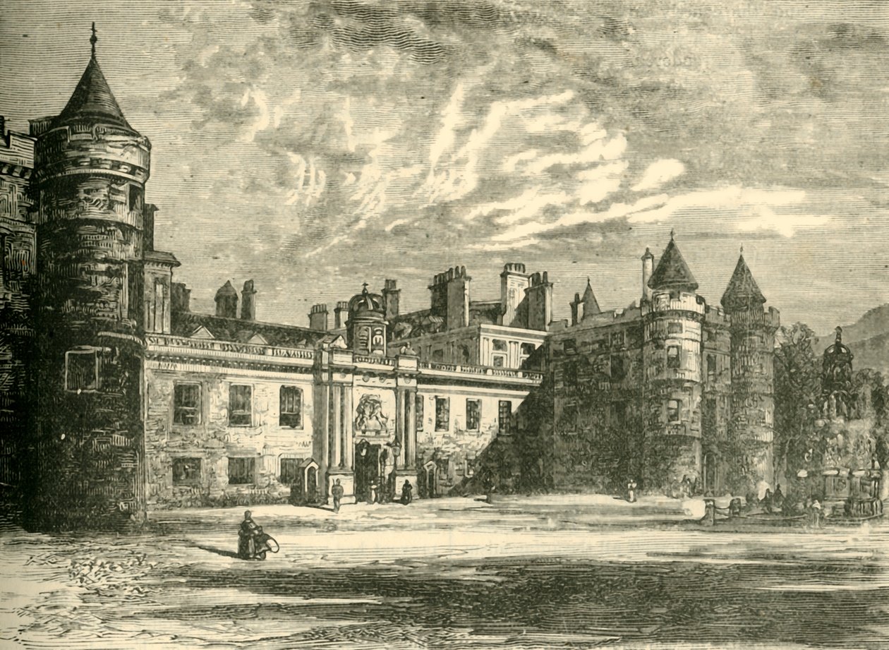 Holyrood Palace, Edinburgh, 1890. av Unbekannt