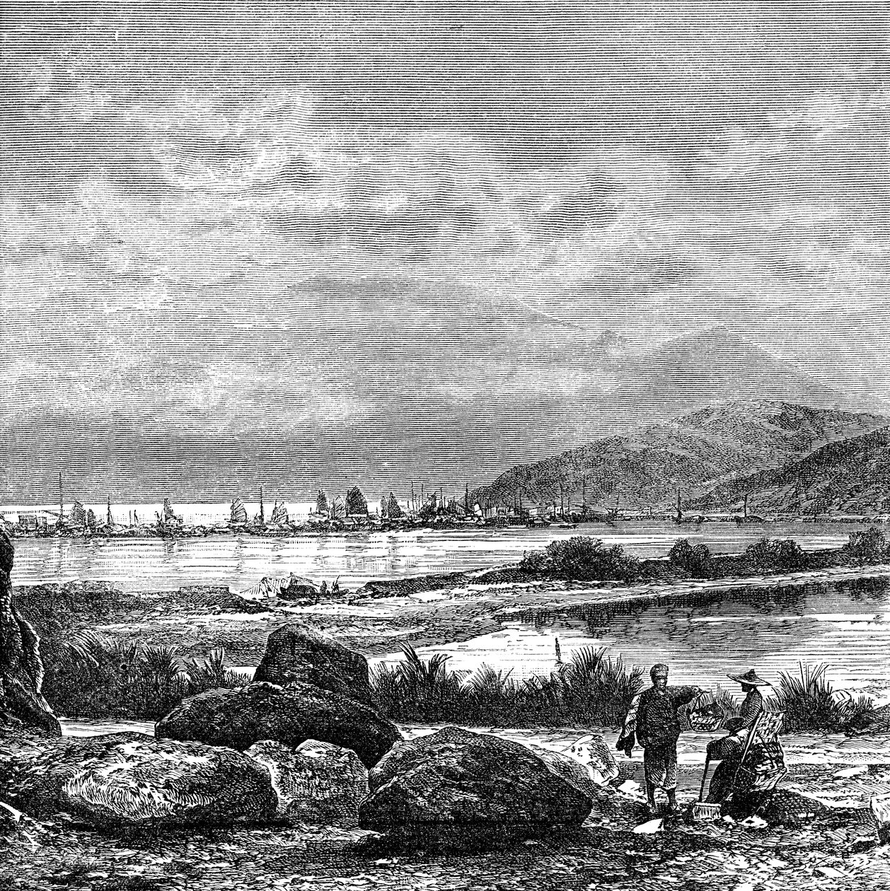 Hong Kong, utsikt fra Kowlun, c1890 av Unbekannt