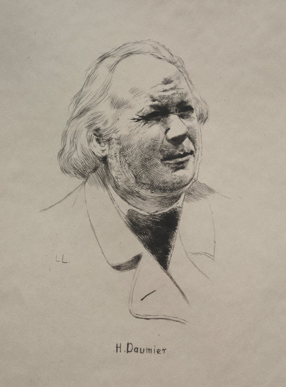 Honore Daumier, 1800-tallet. av Unbekannt