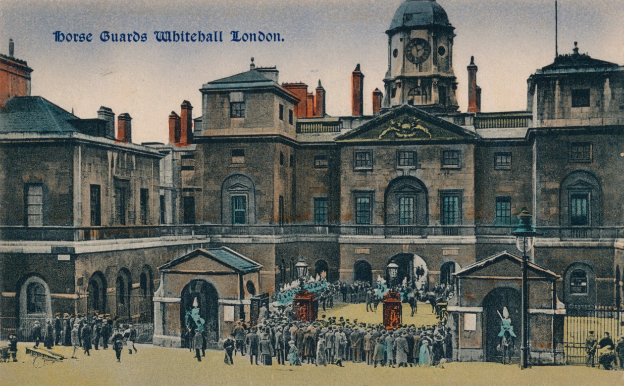 Horse Guards Whitehall London, c1910. av Unbekannt