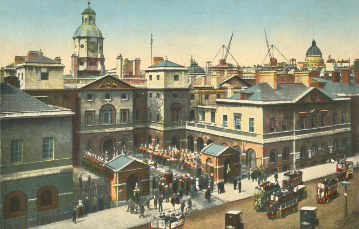 Horse Guards, Whitehall, London, c1910. av Unbekannt