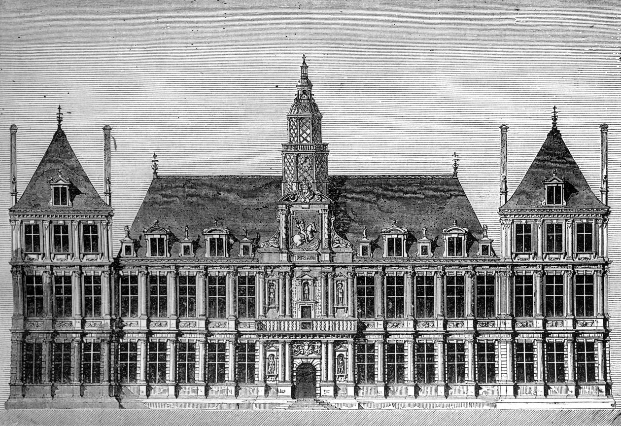 Rådhuset, Reims, Frankrike, 1882-1884 av Unbekannt