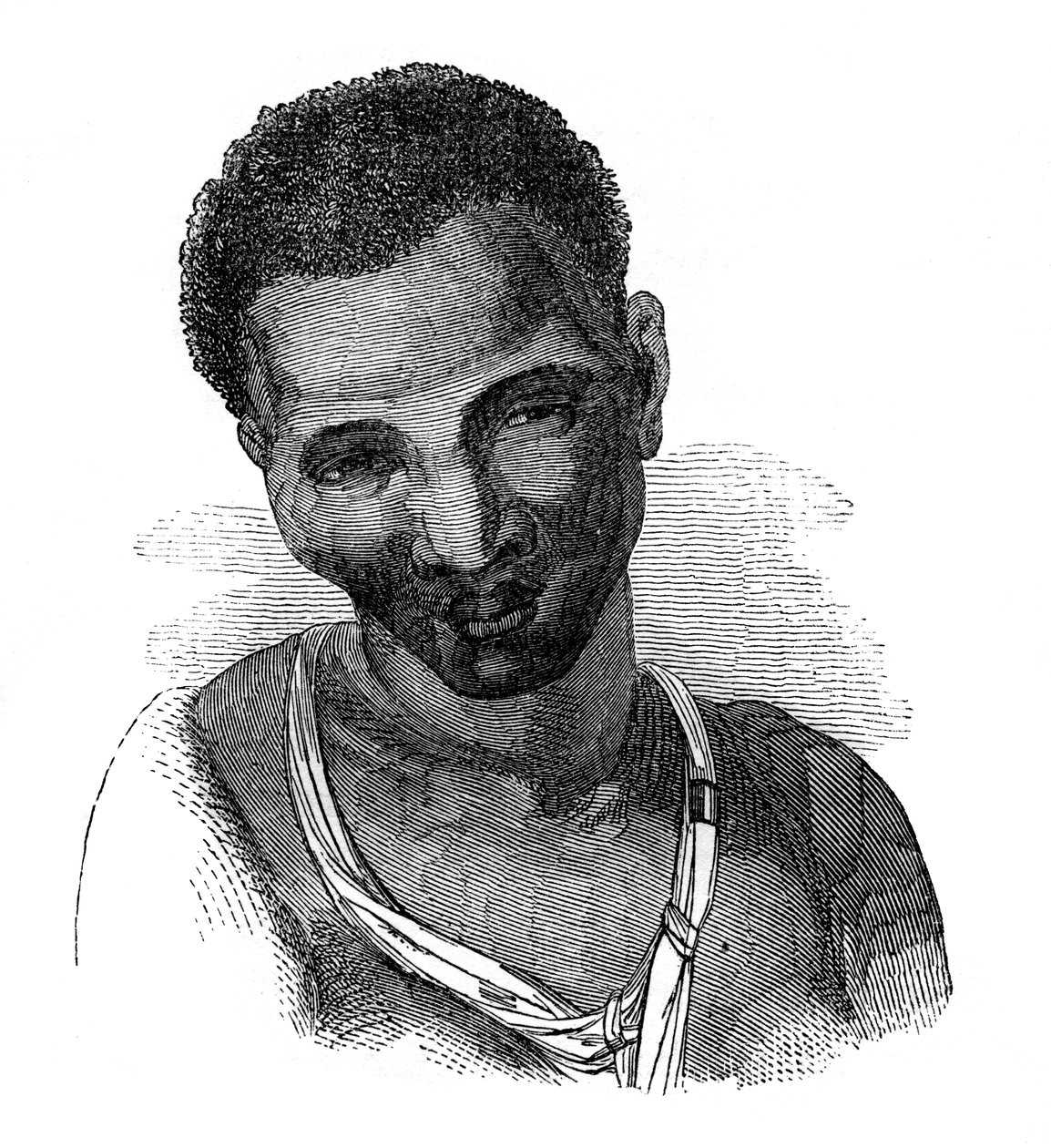 Hottentot kvinne, 1848 av Unbekannt