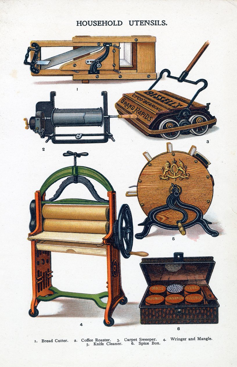 Husholdningsredskaper, 1906 av Unbekannt