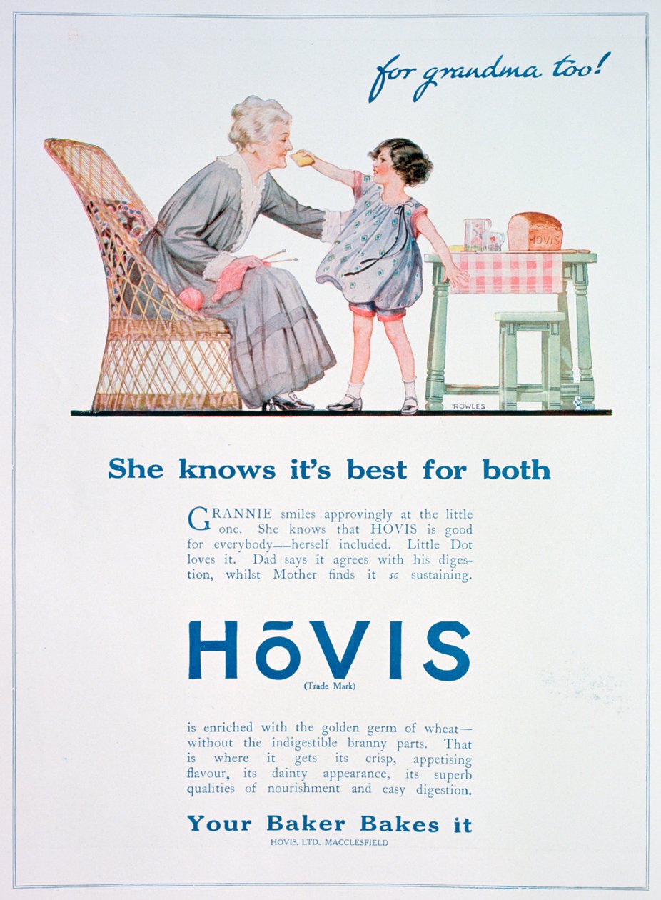 Hovis brødannonse, 1923 av Unbekannt