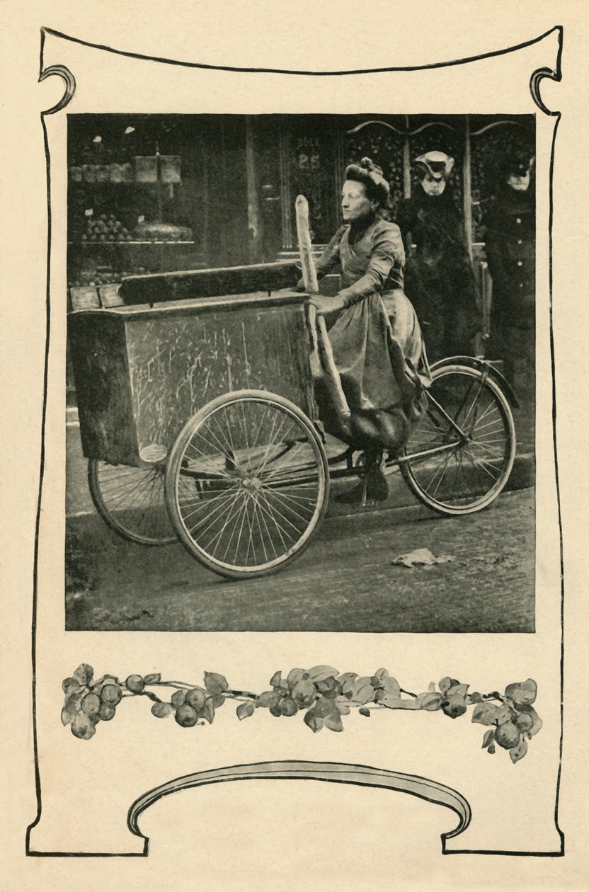 Hvordan brød leveres i Paris, 1901. av Unbekannt