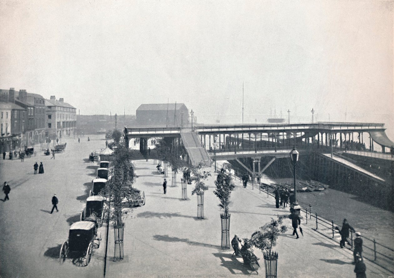 Hull - The Pier and Front, 1895 av Unbekannt