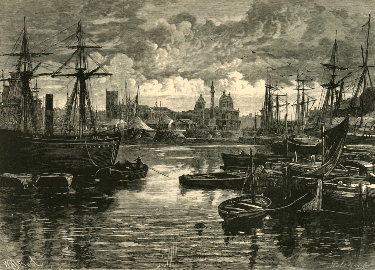 Skrog, fra havnene, 1898. av Unbekannt