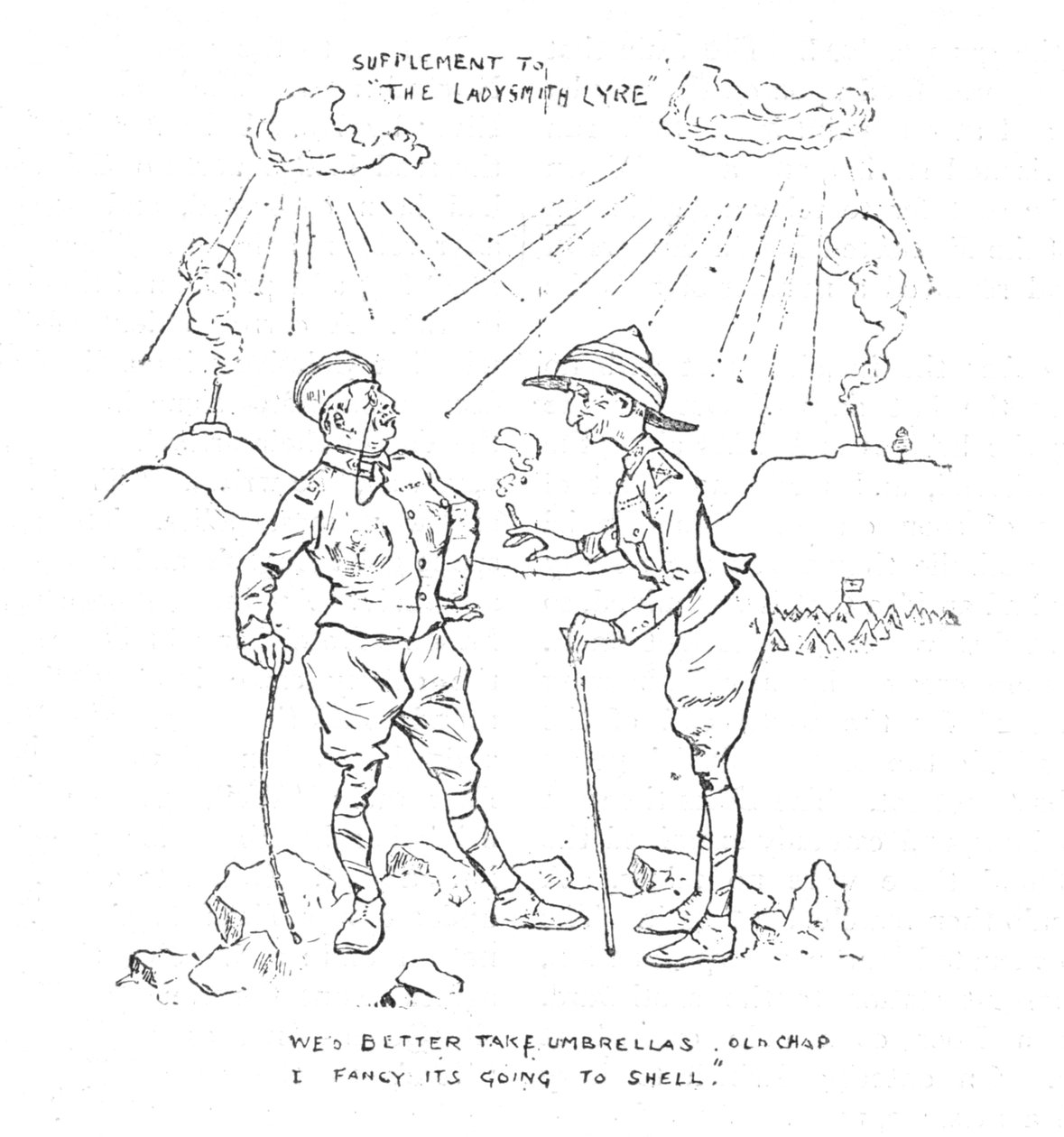 Humors of the Siege, 1902 av Unbekannt