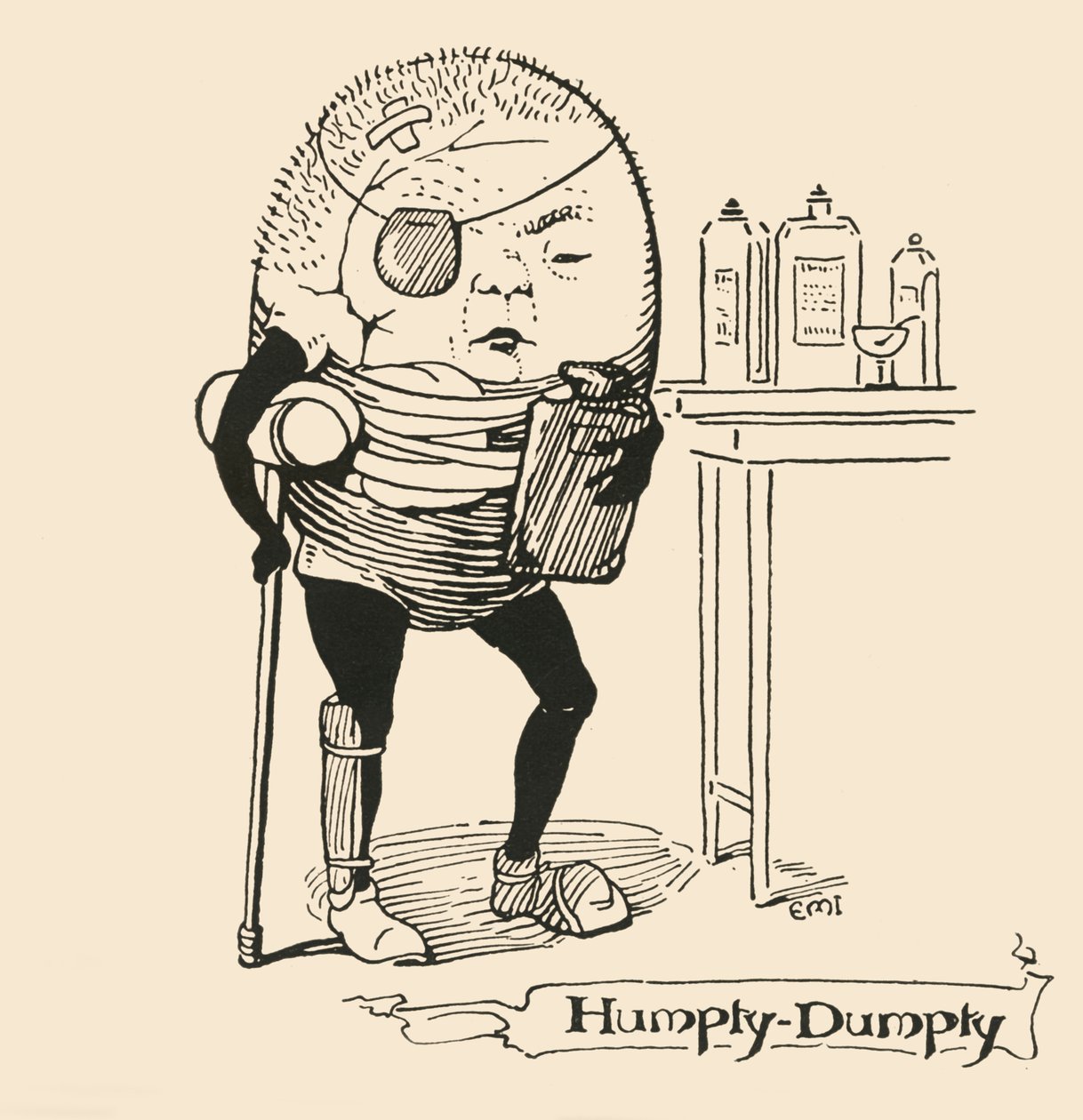 Humpty-Dumpty, 1928. av Unbekannt