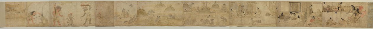 Hungry Ghosts Scroll, 1100-tallet av Unbekannt
