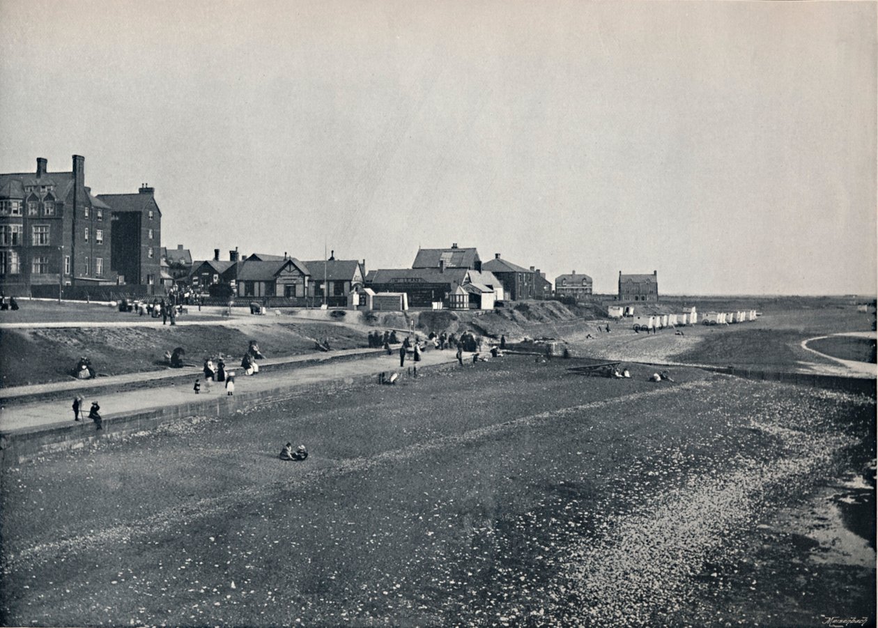 Hunstanton - The Front and Beach, 1895 av Unbekannt