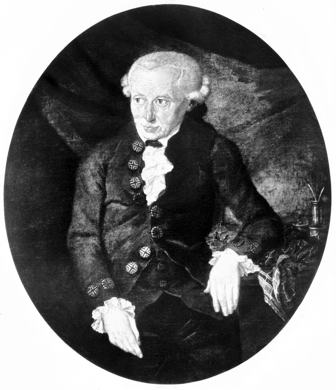 Immanuel Kant, tysk filosof, sent på 1700-tallet av Unbekannt