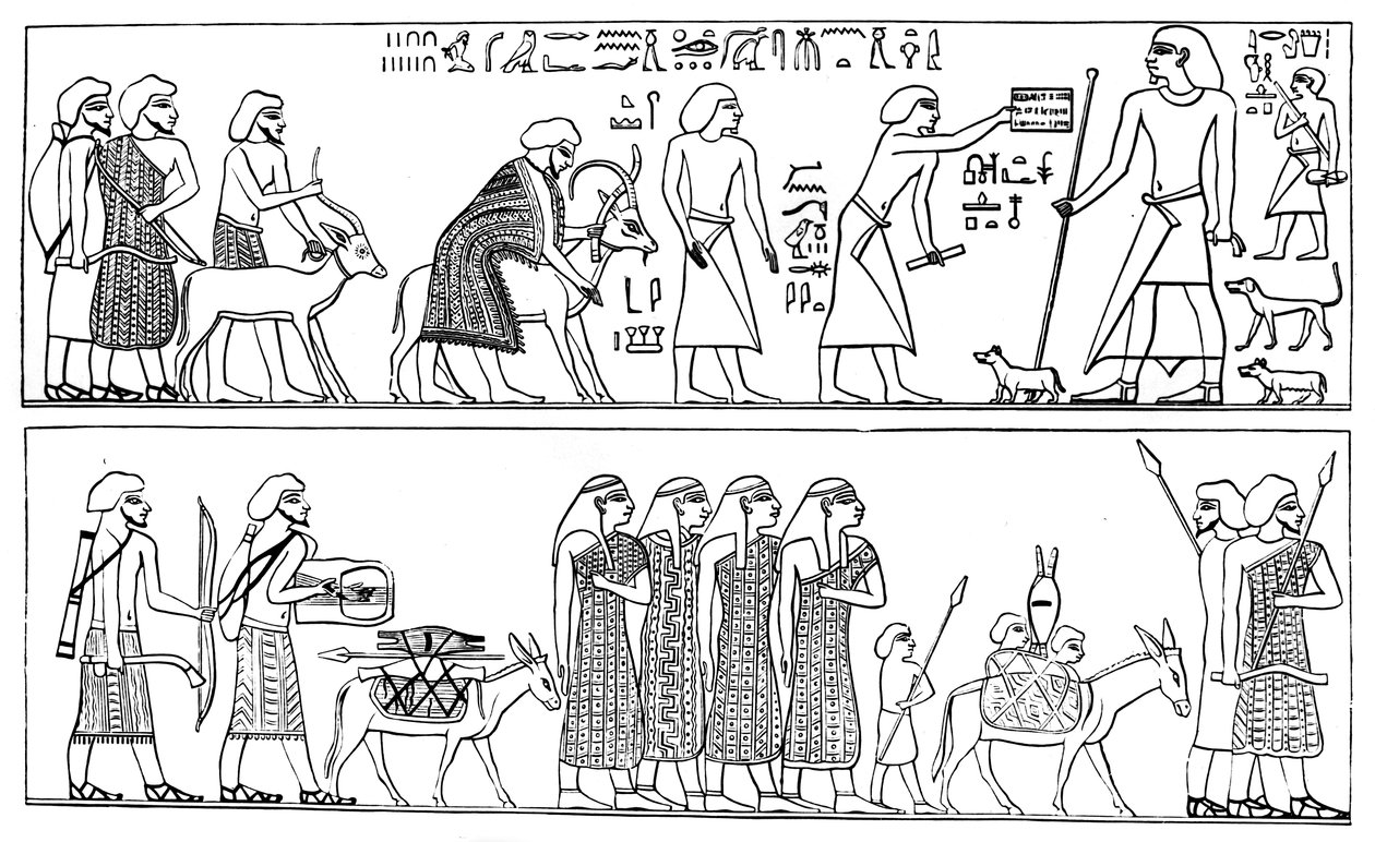 Immigration Semite in the Nomist of Mall, 1881 av Unbekannt