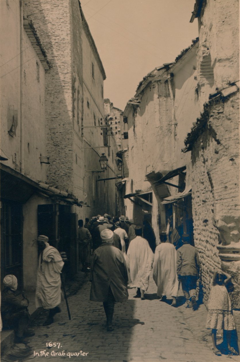 I det arabiske kvarteret, Kairo, Egypt, 1936 av Unbekannt
