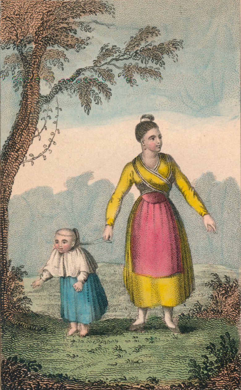 Spedbarnskapusiner, 1825 av Unbekannt