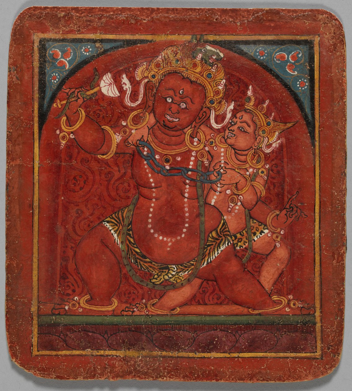 Innvielseskort Tsakalis: Hayagriva, tidlig på 1400-tallet. av Unbekannt