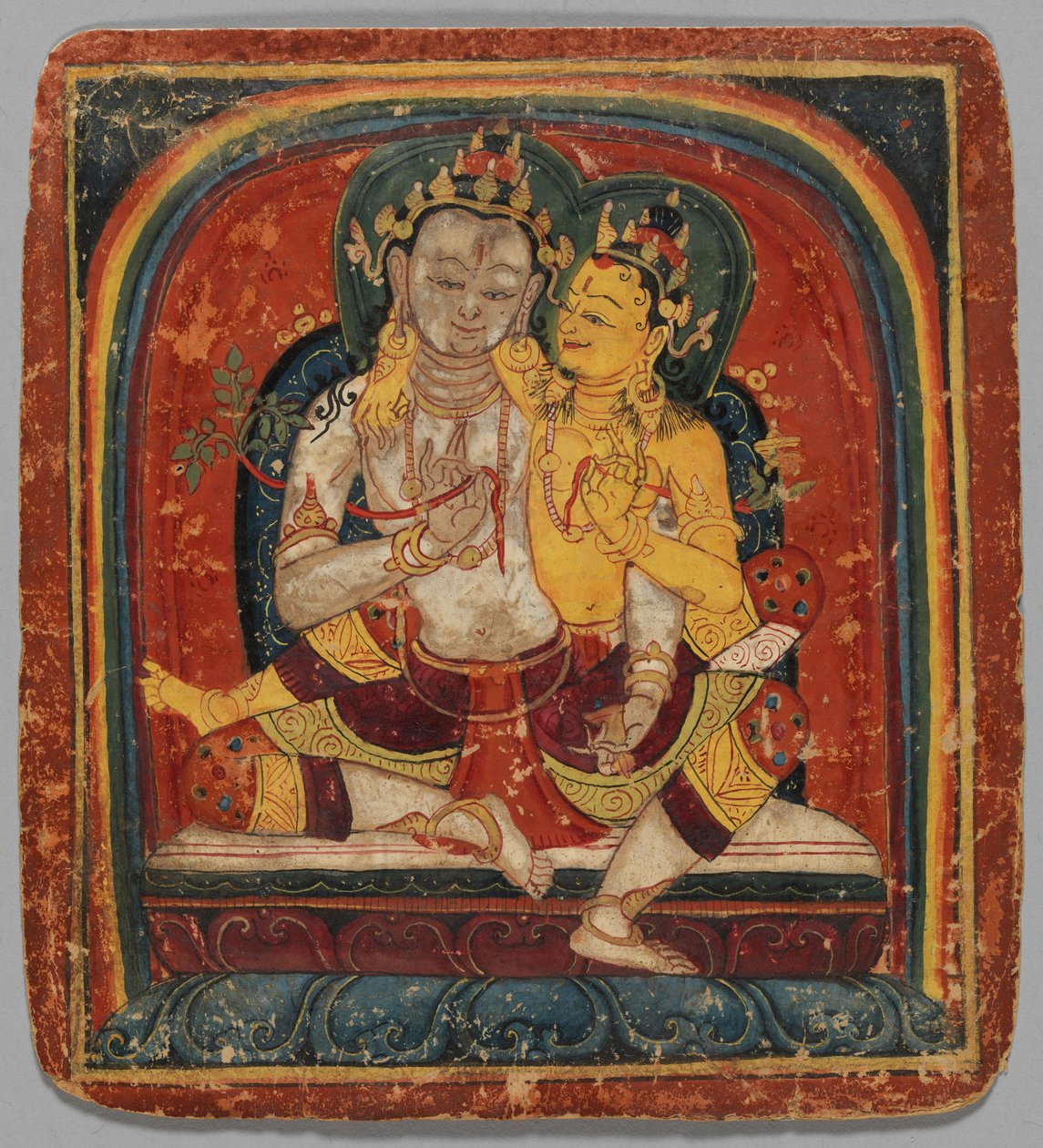 Innvielseskort Tsakalis: Maitreya, tidlig på 1400-tallet. av Unbekannt