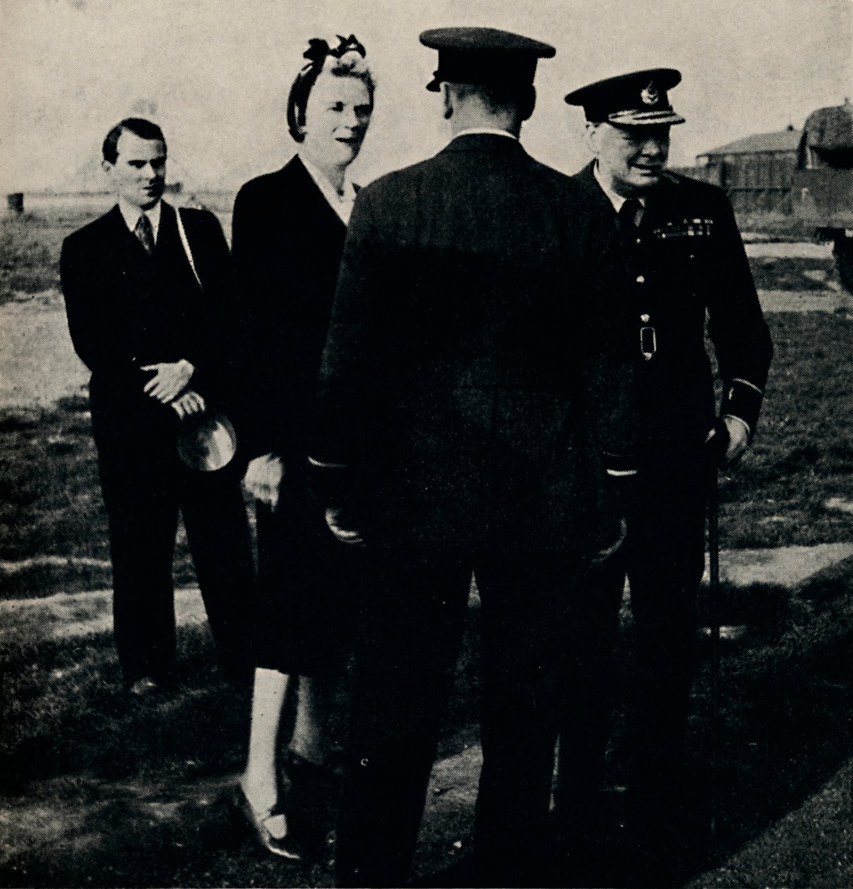 Inspiserer R.A.F. Etablering, 1940-tallet, 1945. av Unbekannt