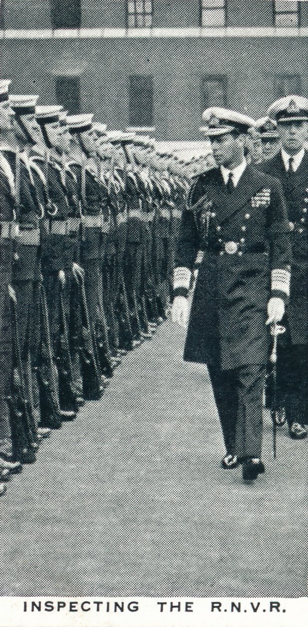 Inspiserer RNVR, 1936 1937 av Unbekannt