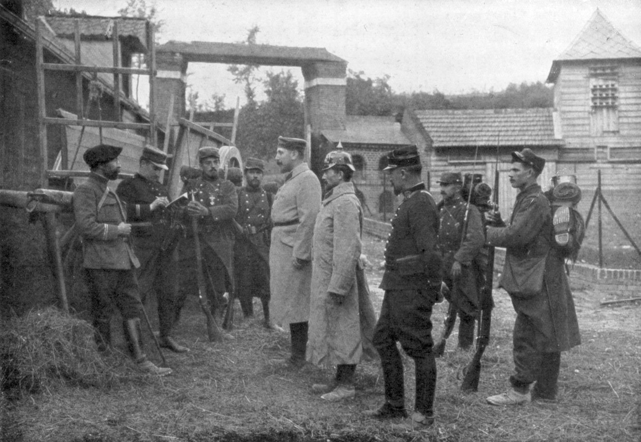 Avhør av tyske fanger, Frankrike, august 1914 av Unbekannt