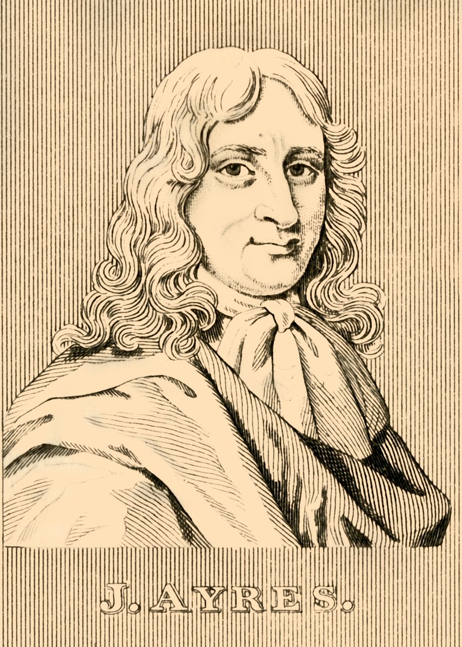 J. Ayres, fl. 1680-1700, 1830. av Unbekannt