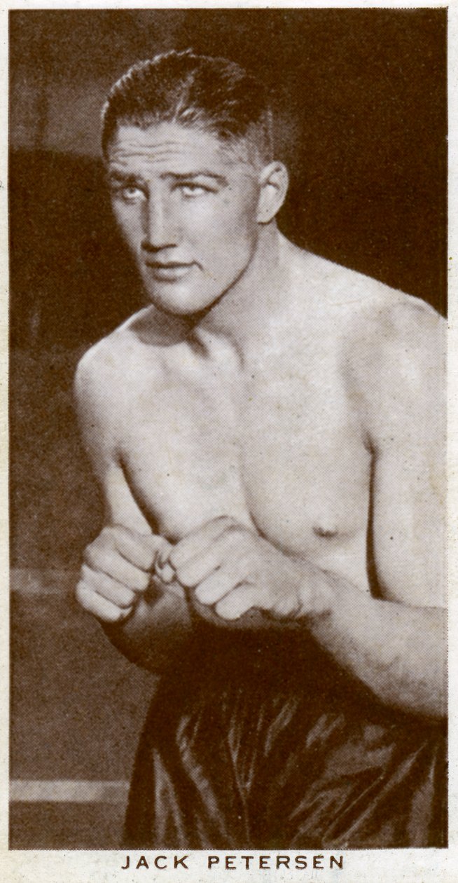 Jack Petersen, walisisk bokser, 1938 av Unbekannt