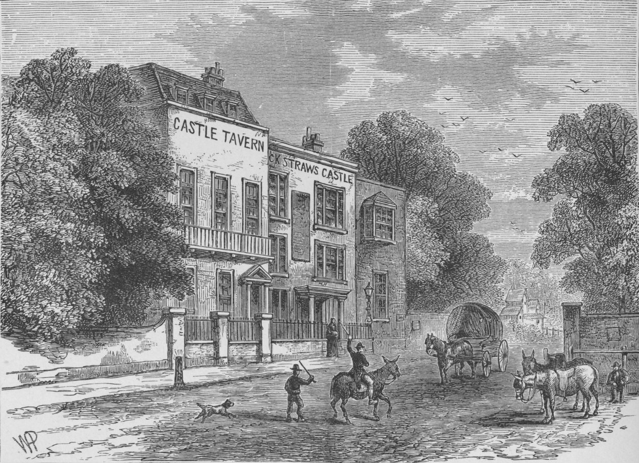 Jack Straws Castle, Hampstead, London, ca 1900 1911 av Unbekannt