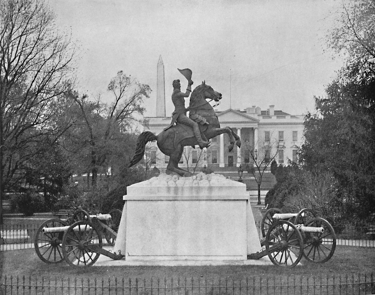 Jackson-statuen, Lafayette Square, Washington, D.C., c1897. av Unbekannt