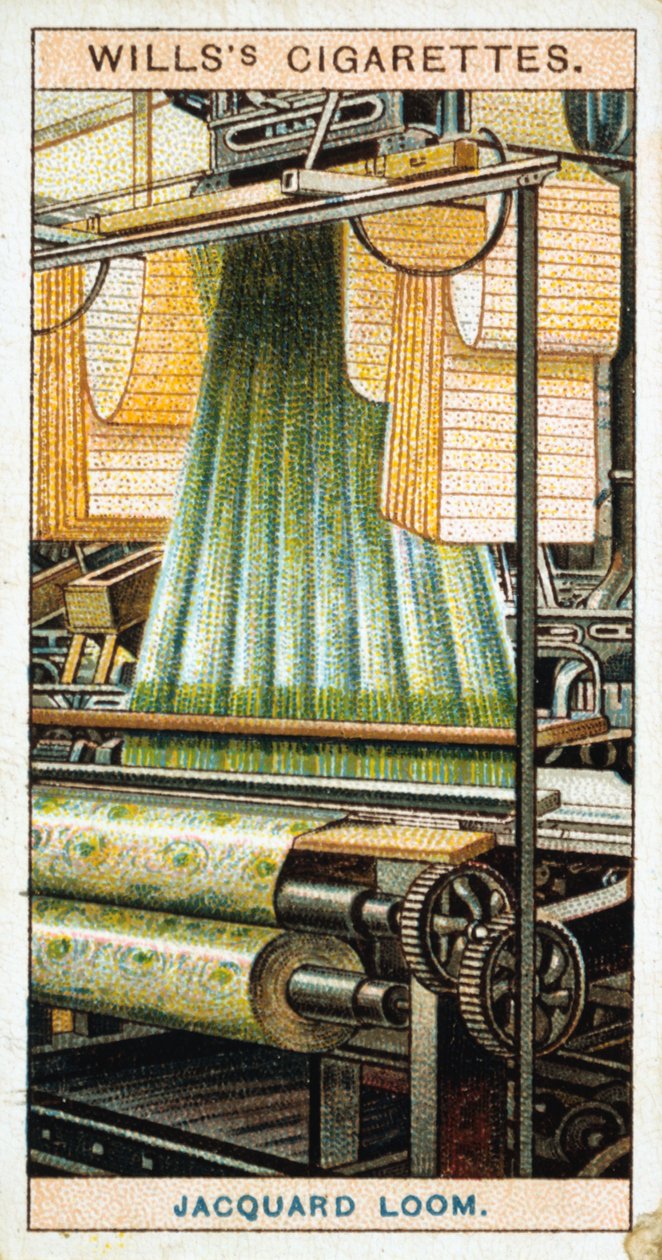Jacquard kraftvevstol, 1915 av Unbekannt