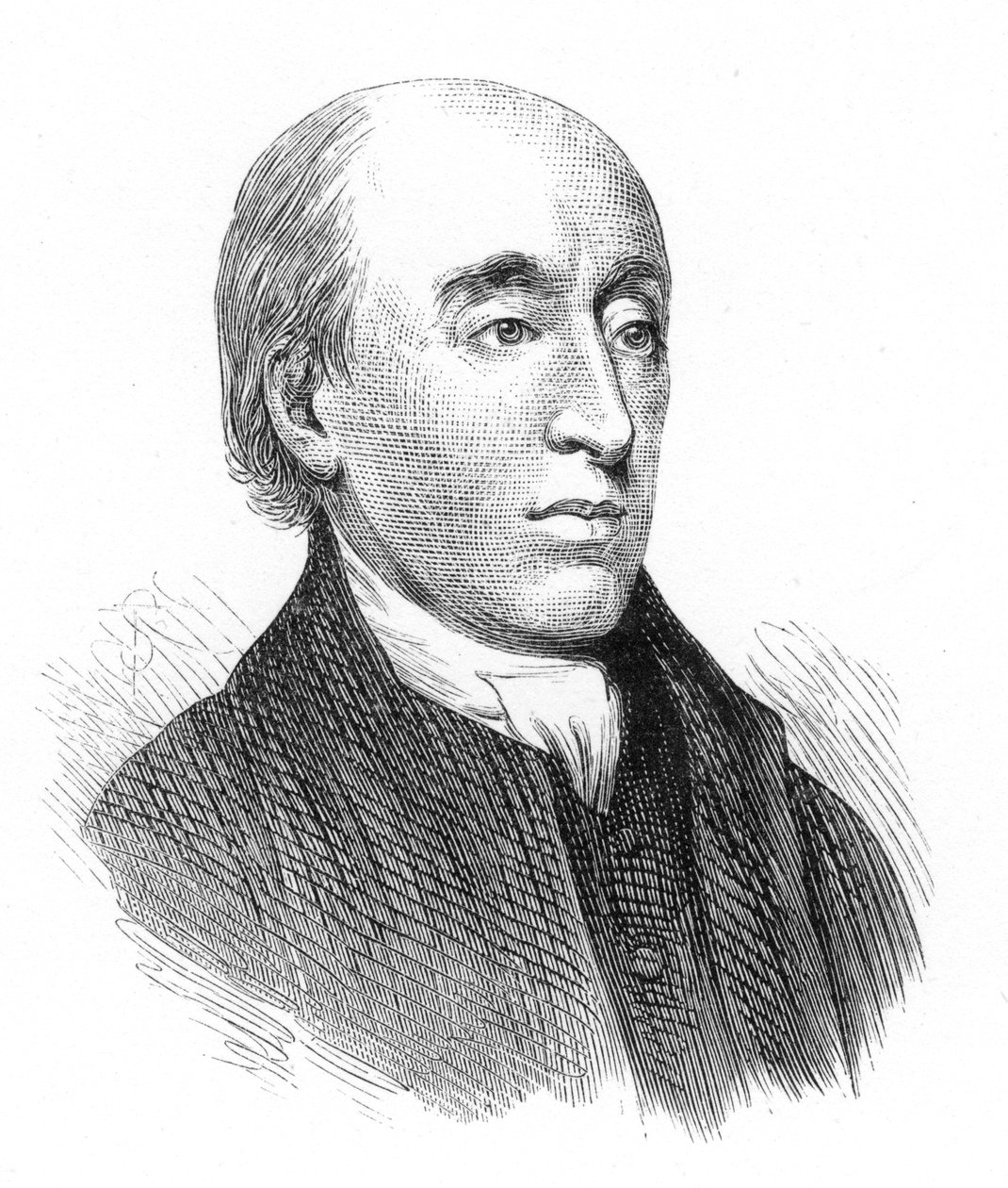 James Hutton, skotsk geolog, 1700-tallet, 1875 av Unbekannt
