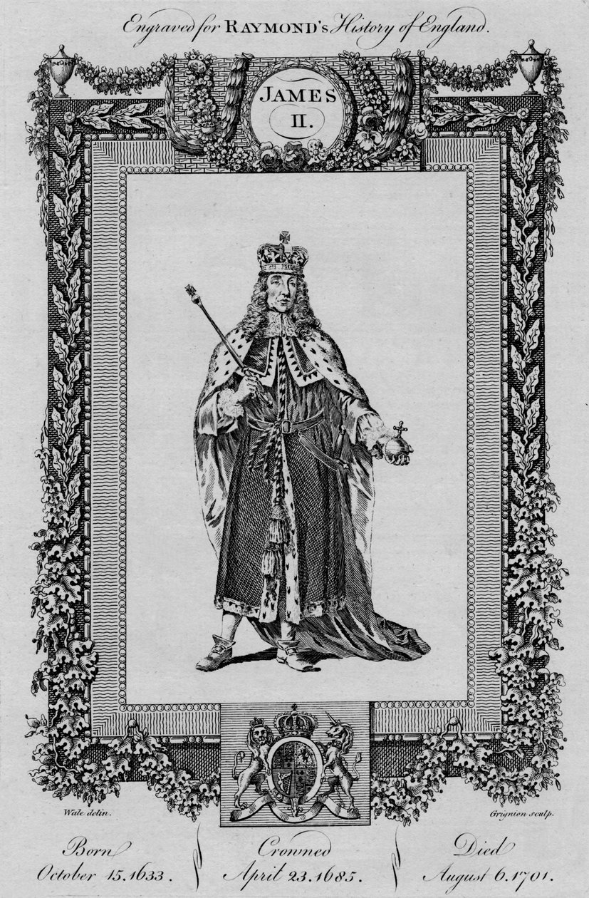 Jakob II, ca 1787 av Unbekannt