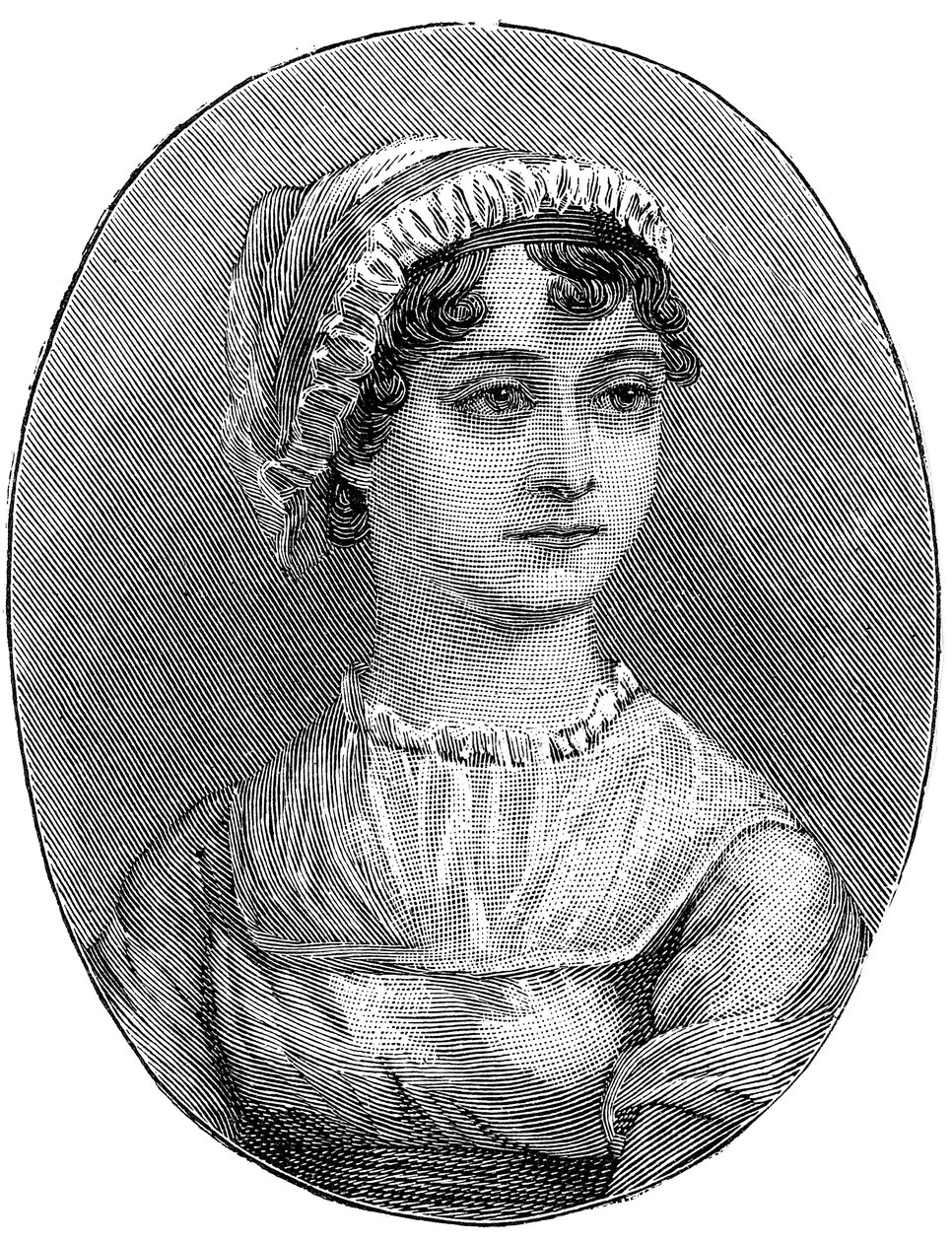 Jane Austen 1775-1817, engelsk forfatter av Unbekannt