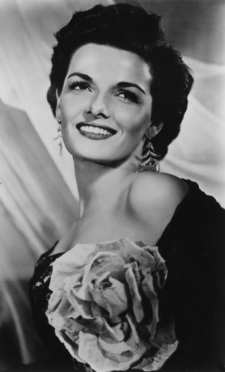 Jane Russell f1921, amerikansk skuespillerinne, c1940-tallet av Unbekannt