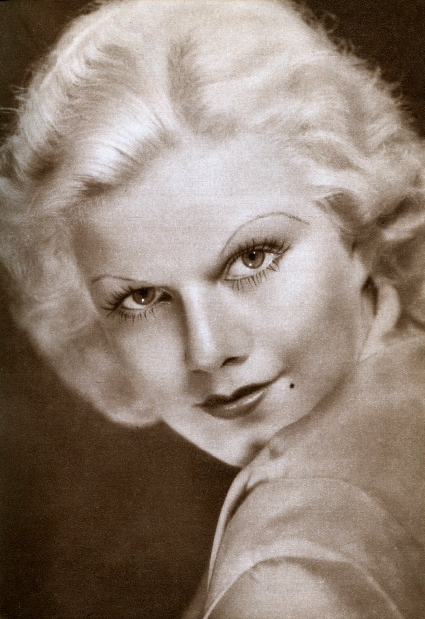 Jean Harlow , amerikansk filmskuespillerinne, 1933 av Unbekannt