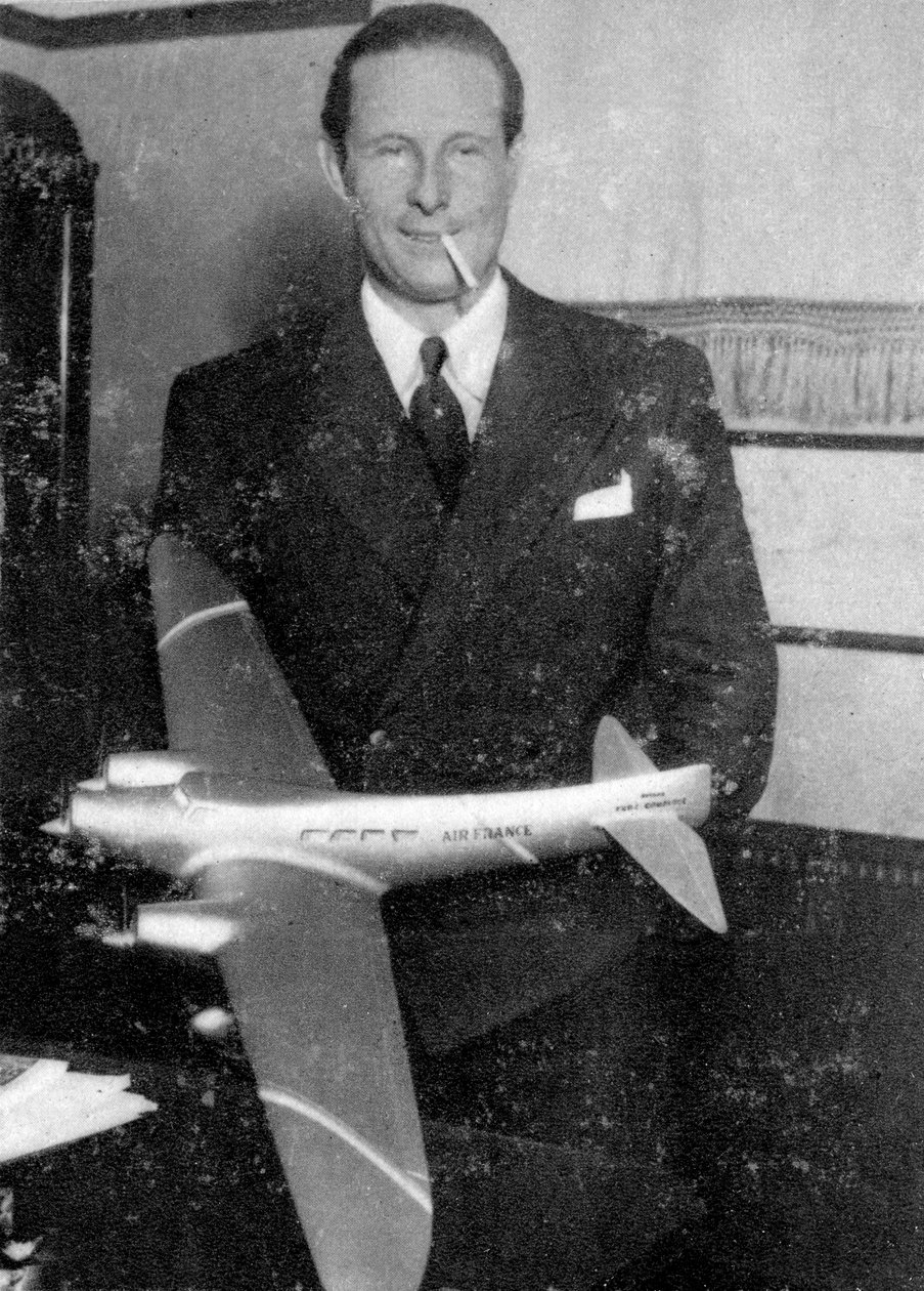 Jean Mermoz, fransk pilot, 1935 av Unbekannt