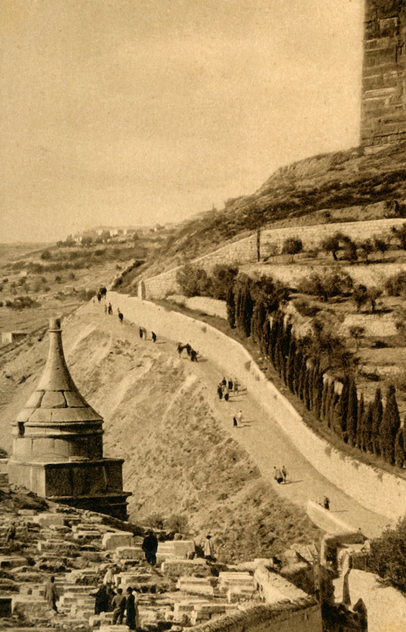 Jerusalem - Absaloms grav, c1918-c1939. av Unbekannt