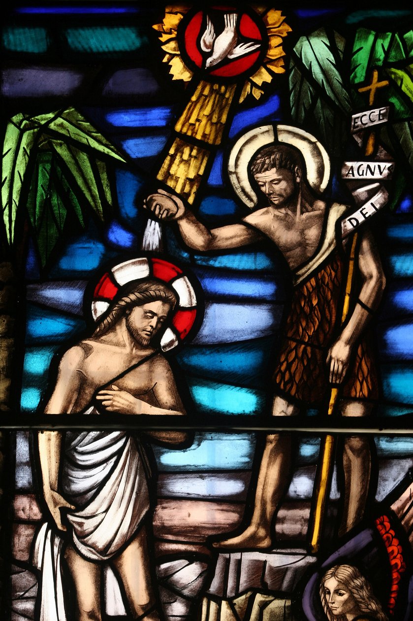 Jesu dåp, Italia av Unbekannt