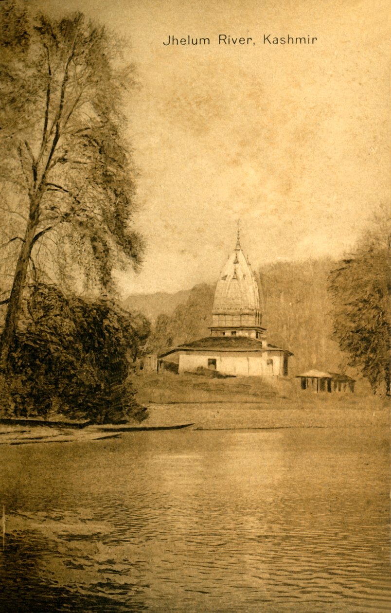 Jhelum-elven, Kashmir, c1918-c1939. av Unbekannt