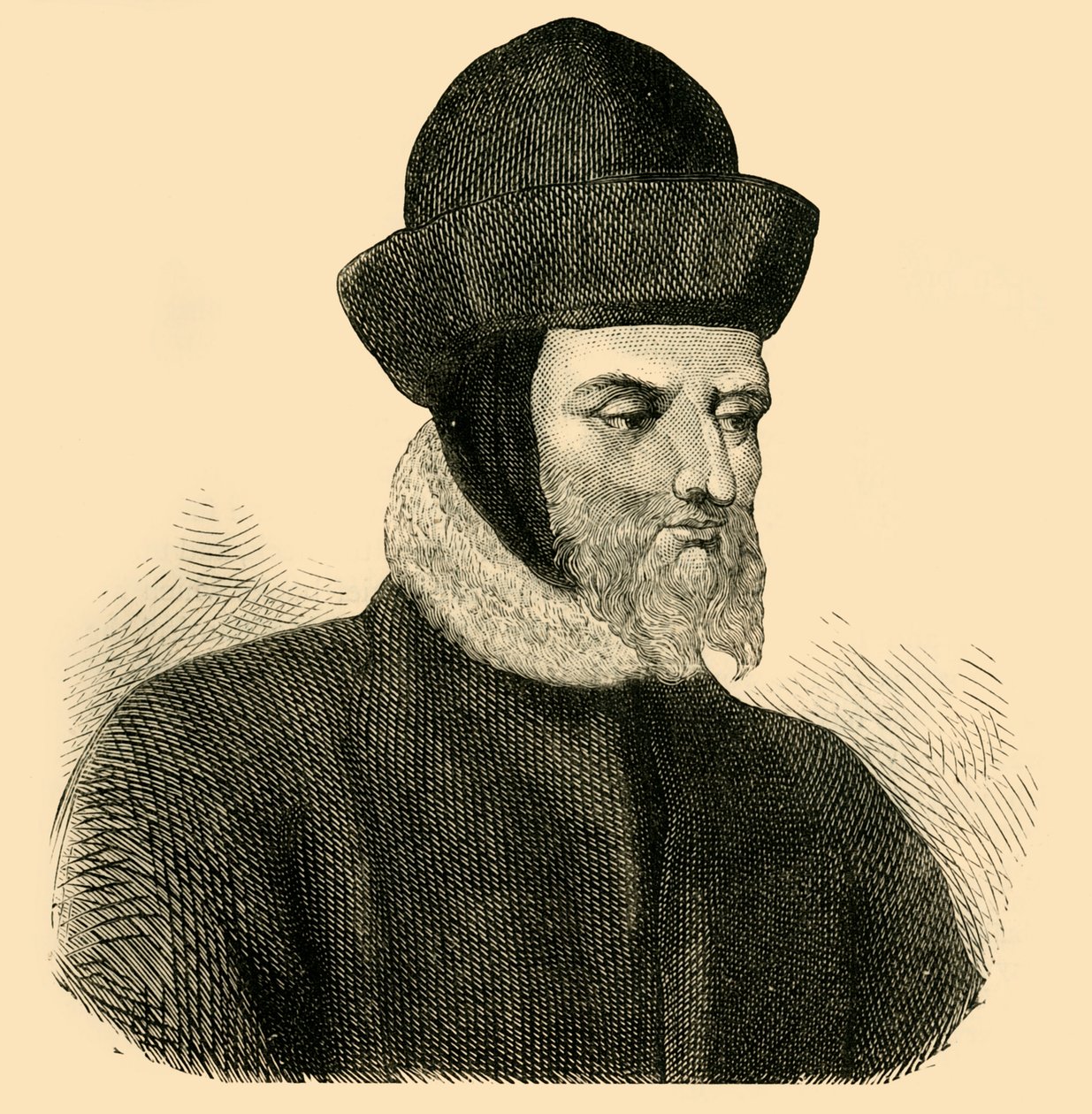John Gower, c1878. av Unbekannt