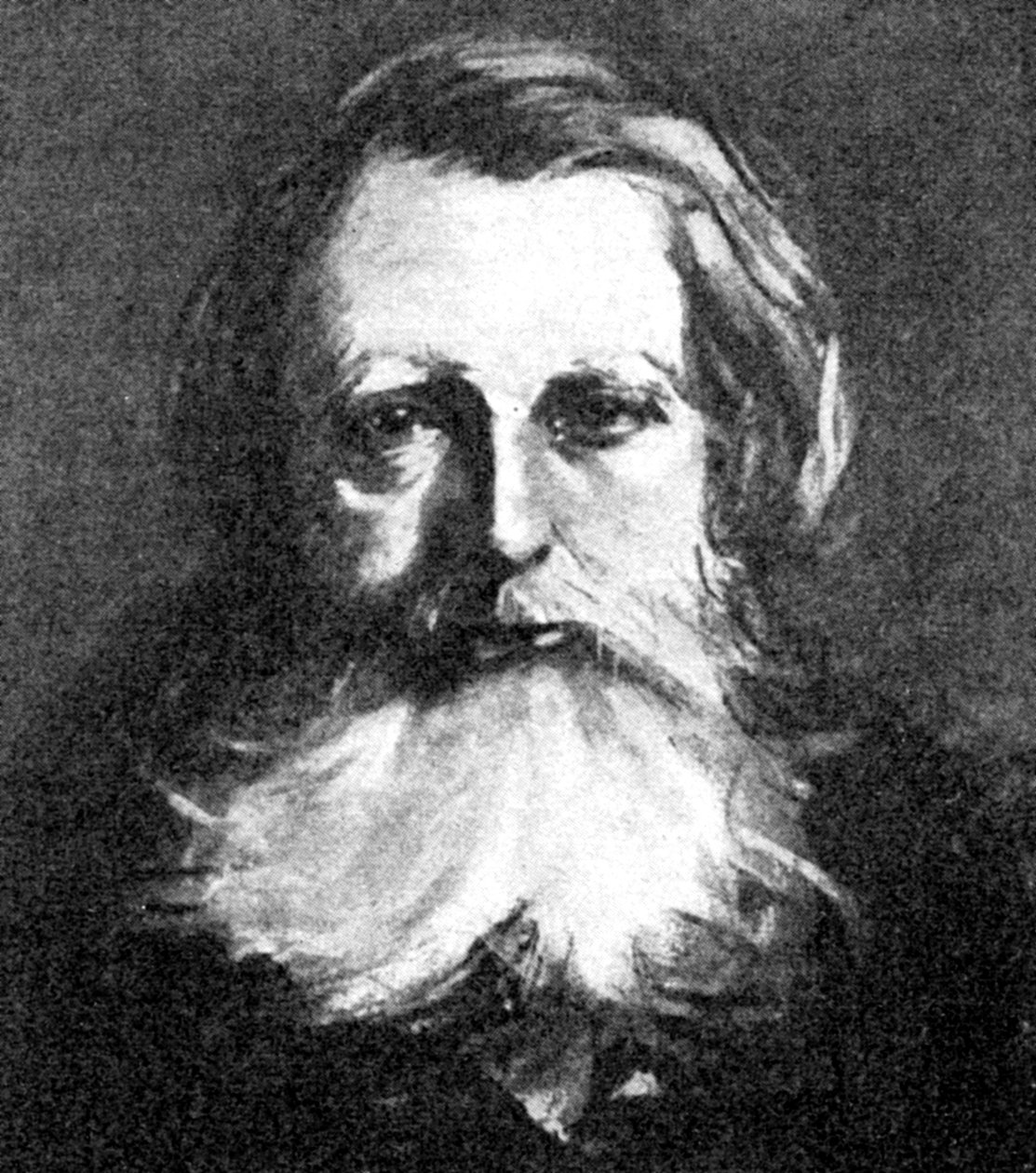 John Ruskin , viktoriansk kunstkritiker, 1923 av Unbekannt
