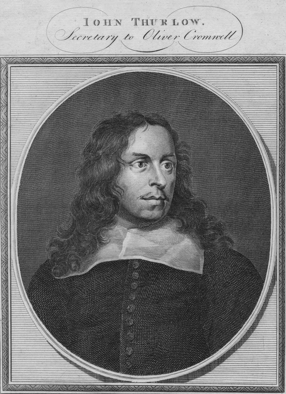 John Thurlow, sekretær for Oliver Cromwell, 1784. av Unbekannt