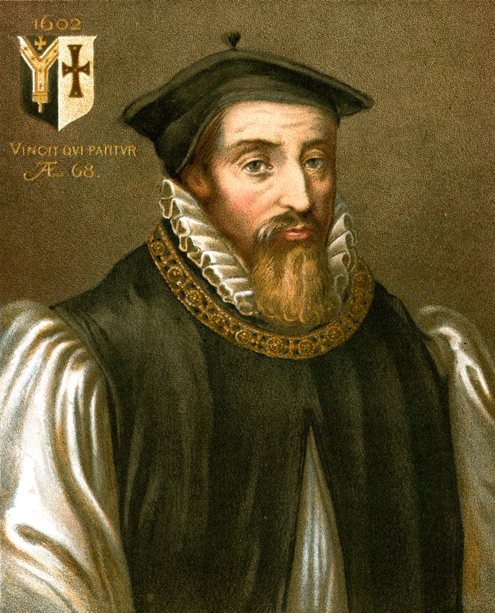 John Whitgift, erkebiskop av Canterbury, 1602 av Unbekannt