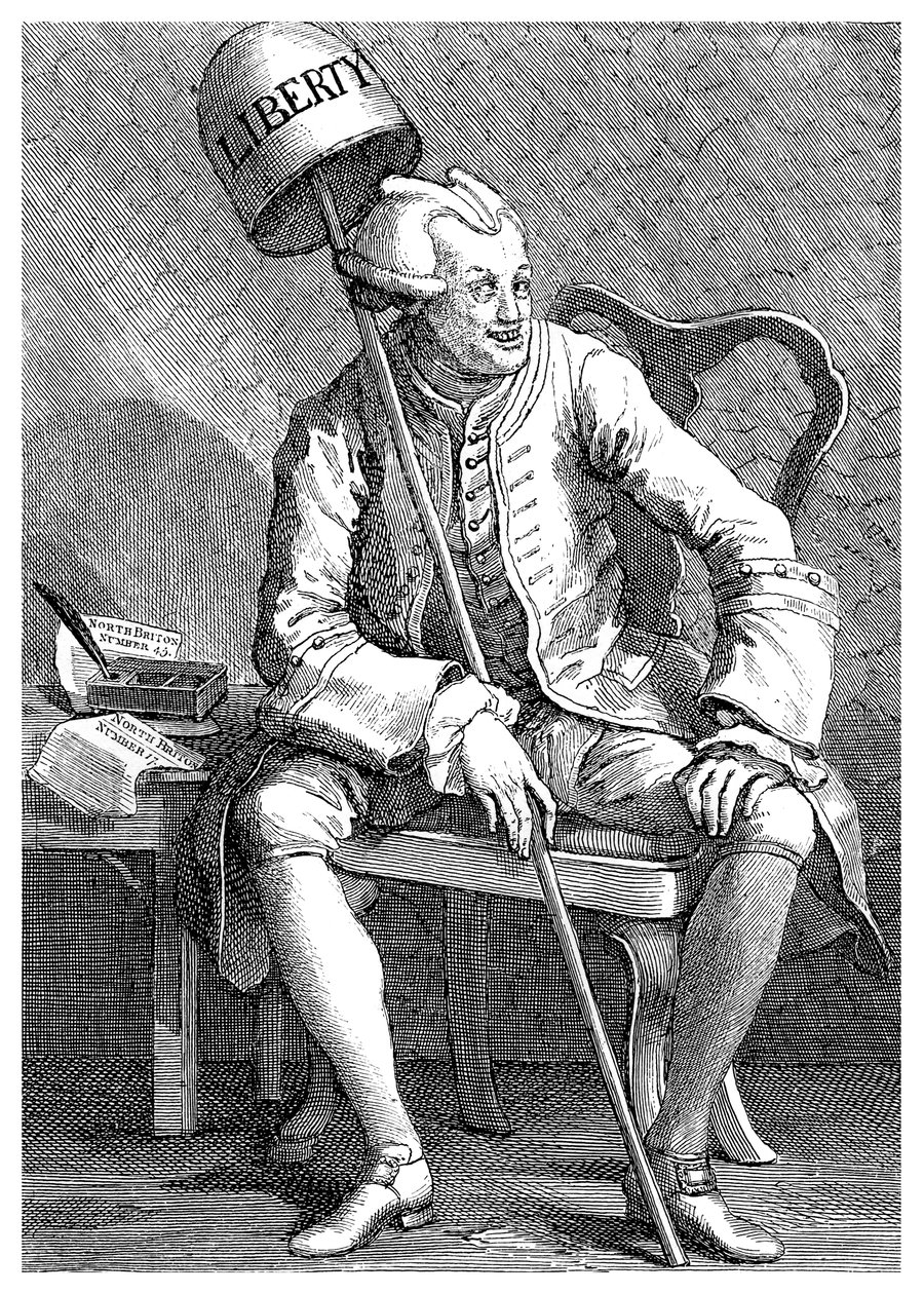 John Wilkes , engelsk politiker, 1763 1895 av Unbekannt
