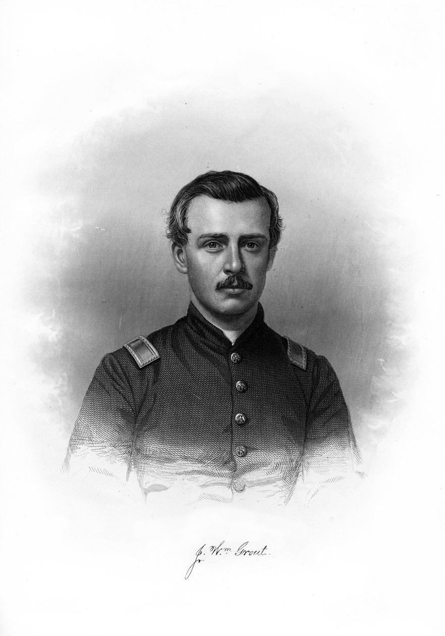 John William Grout , amerikansk soldat, 1872 av Unbekannt